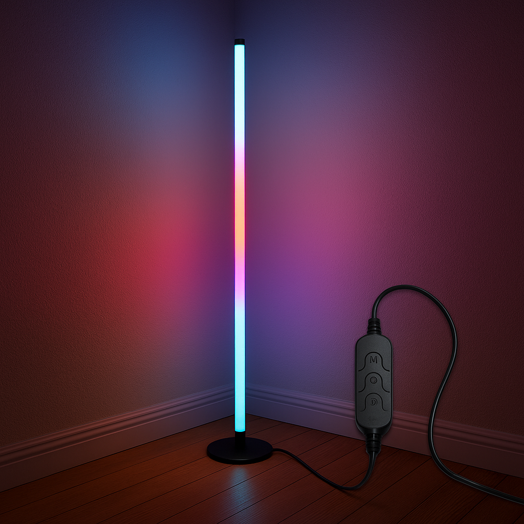Угловой светильник LED торшер для интерьера RGB Ambient Floor Lamp 1.2м 